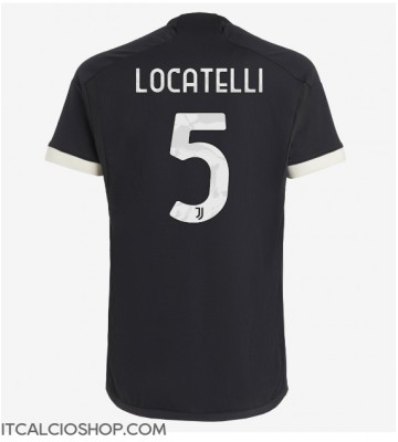 Juventus Manuel Locatelli #5 Terza Maglia 2023-24 Manica Corta